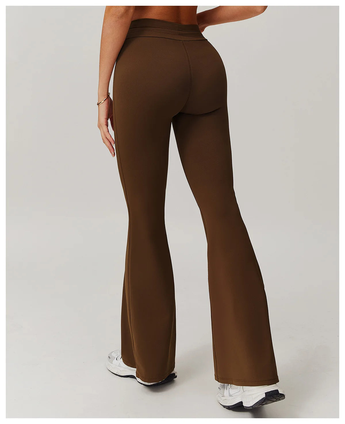 Sport Leggings Bell-bottoms High Waist Wide Leg