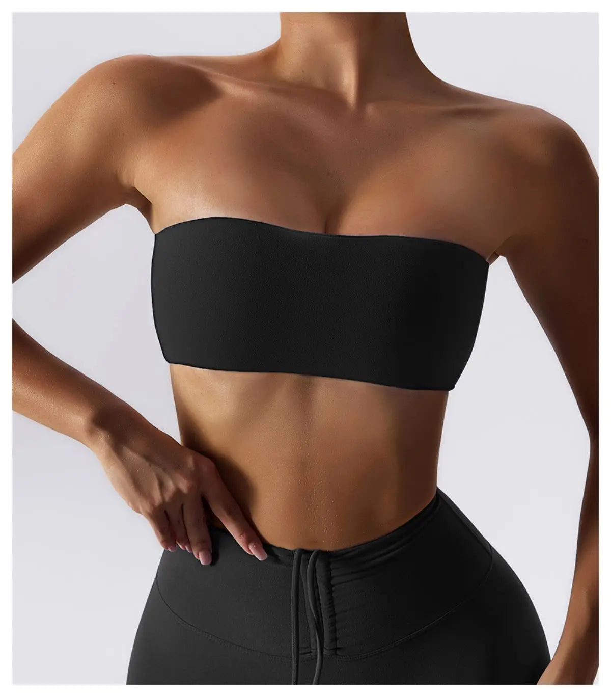 Strapless Sports Bra Gym