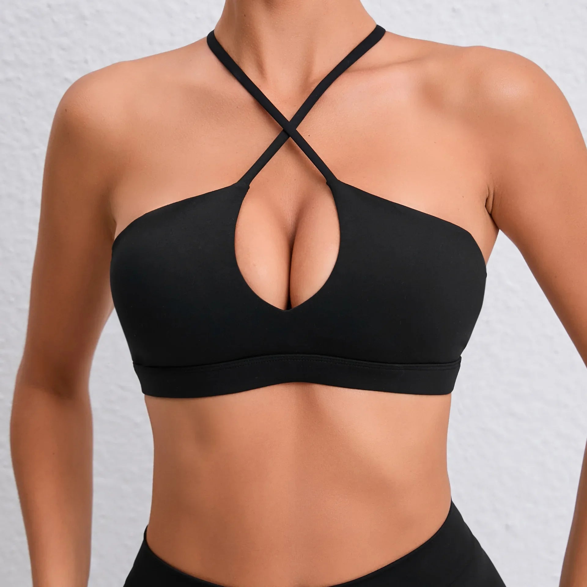 Beautiful Back Sports Bra Cross Back