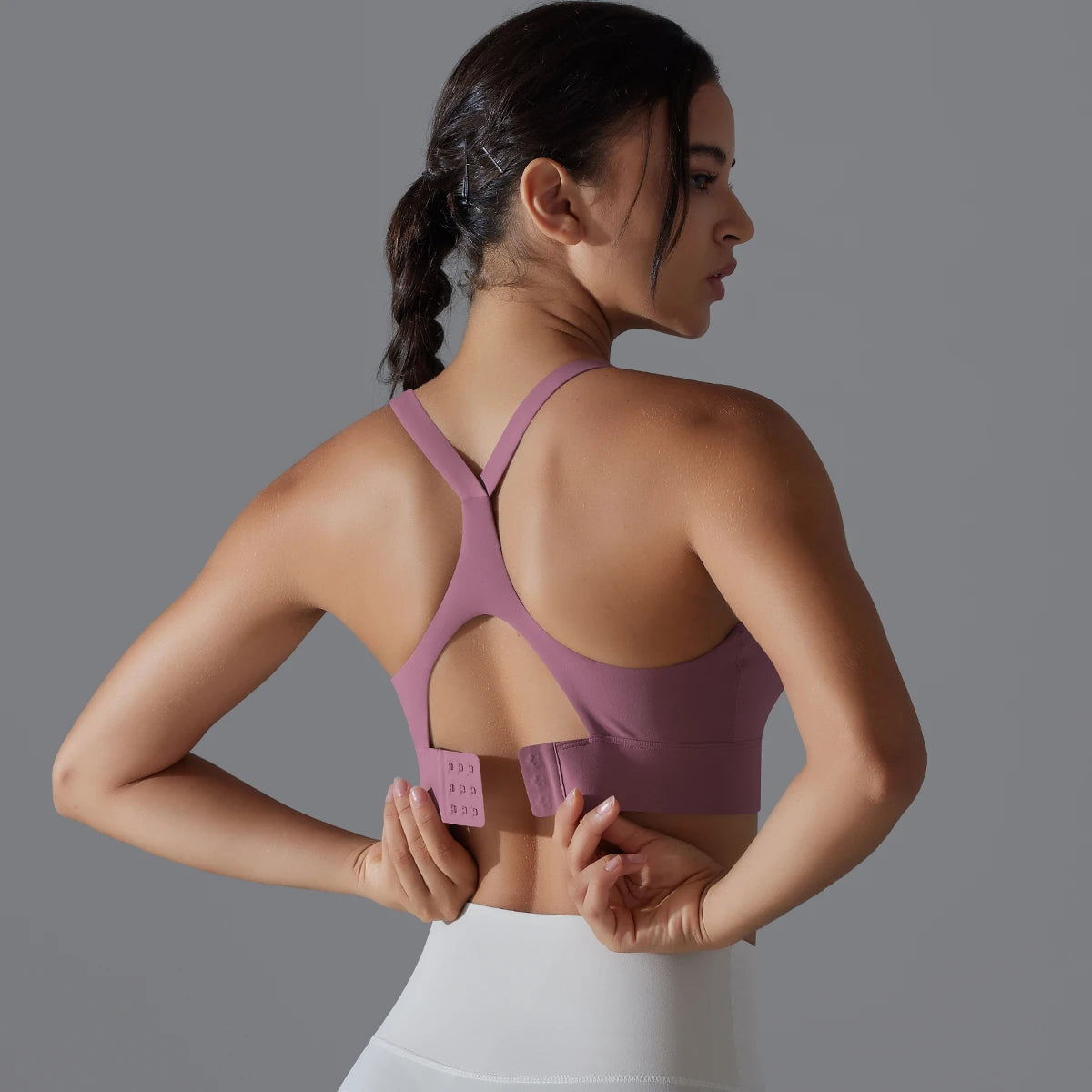 Sexy Backless Yoga Bra Workout Adjustable Buckle
