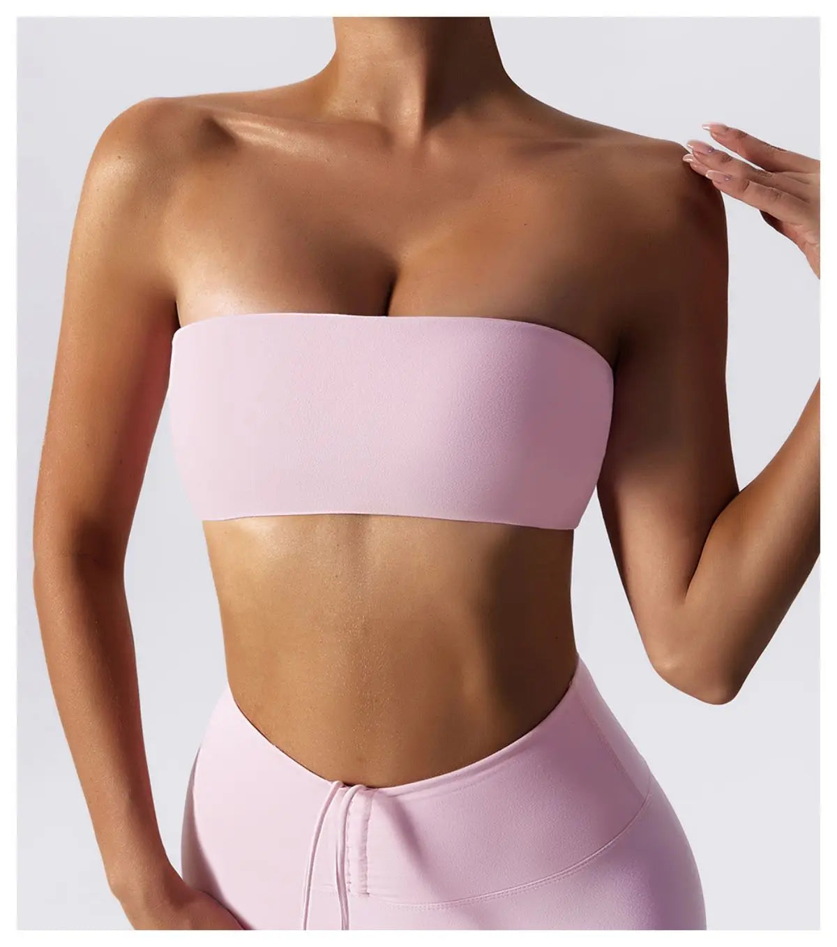 Strapless Sports Bra Gym