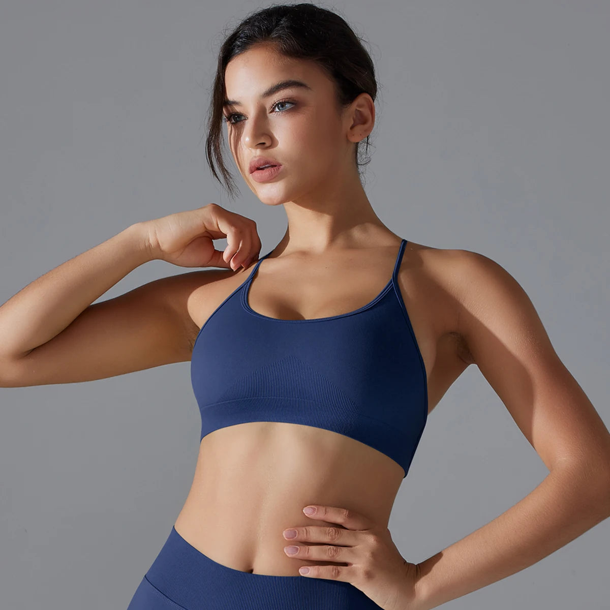 Yoga Bra Sexy Back Cross Padded Bralette