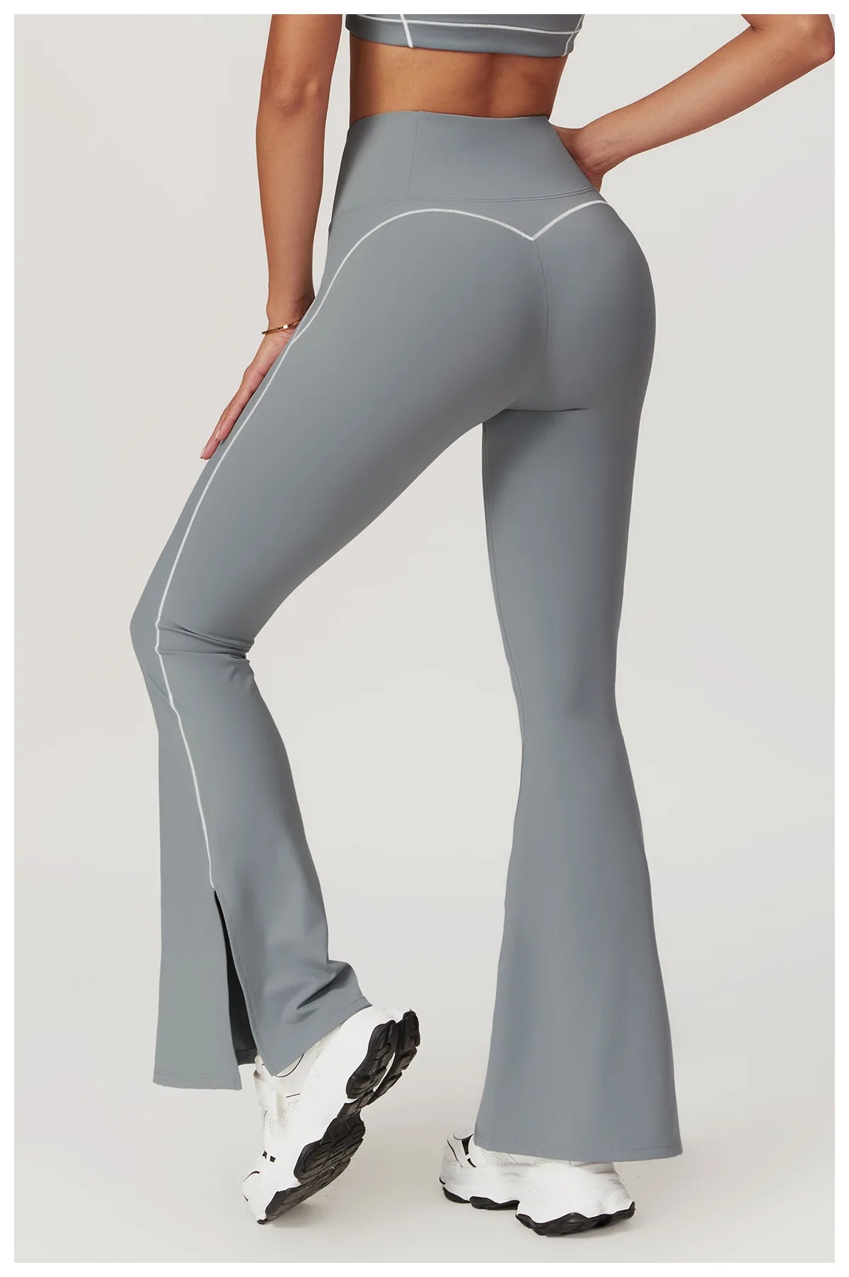 Leggings Bell-bottoms Push Up High Waist Wide Leg