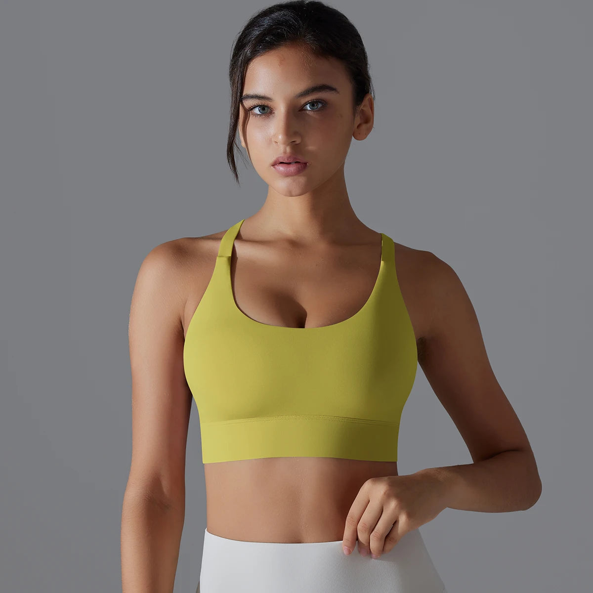 Sexy Backless Yoga Bra Workout Adjustable Buckle