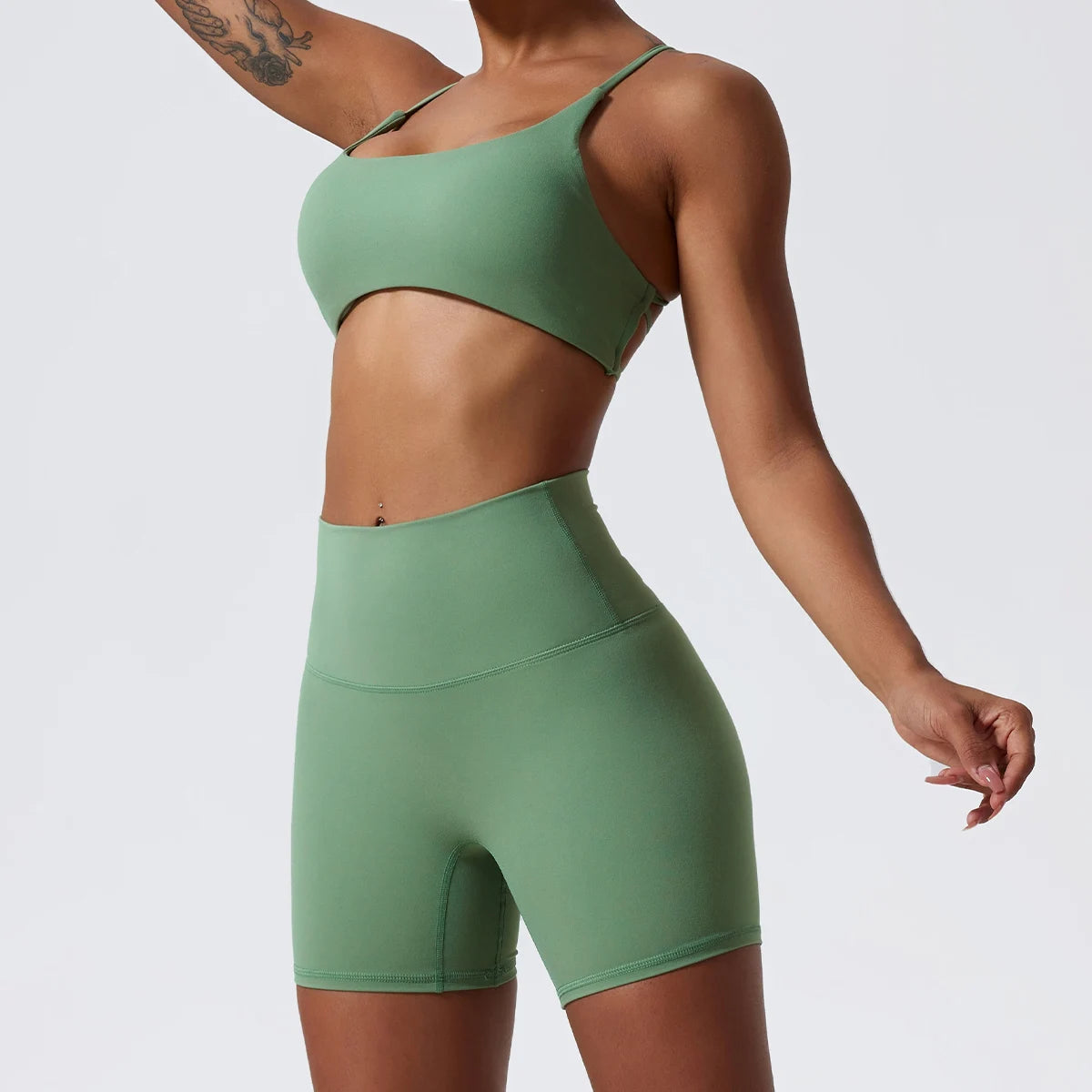 Back Cross Sports Bra