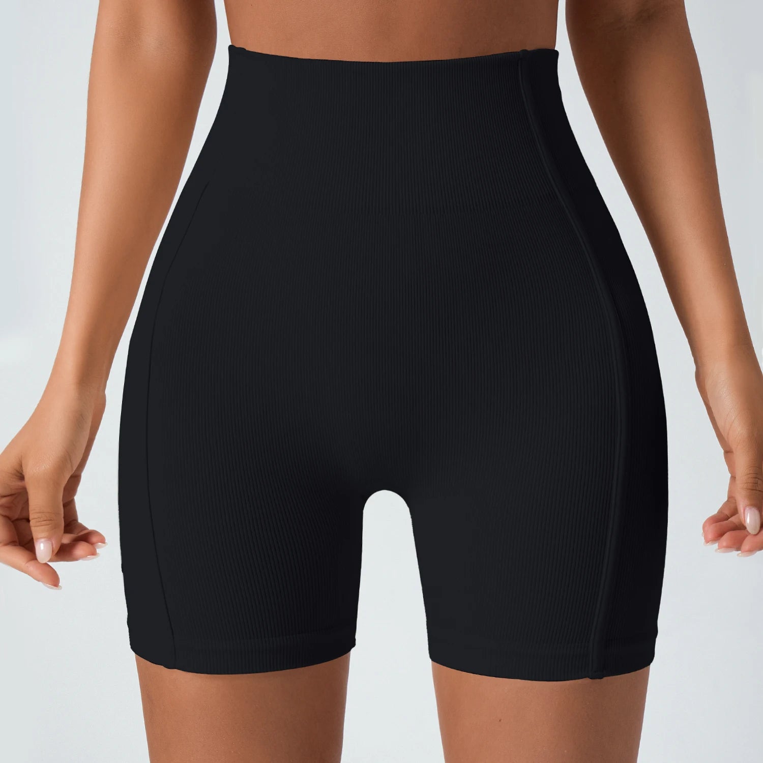 Women's Seamless High-Waisted Yoga Shorts