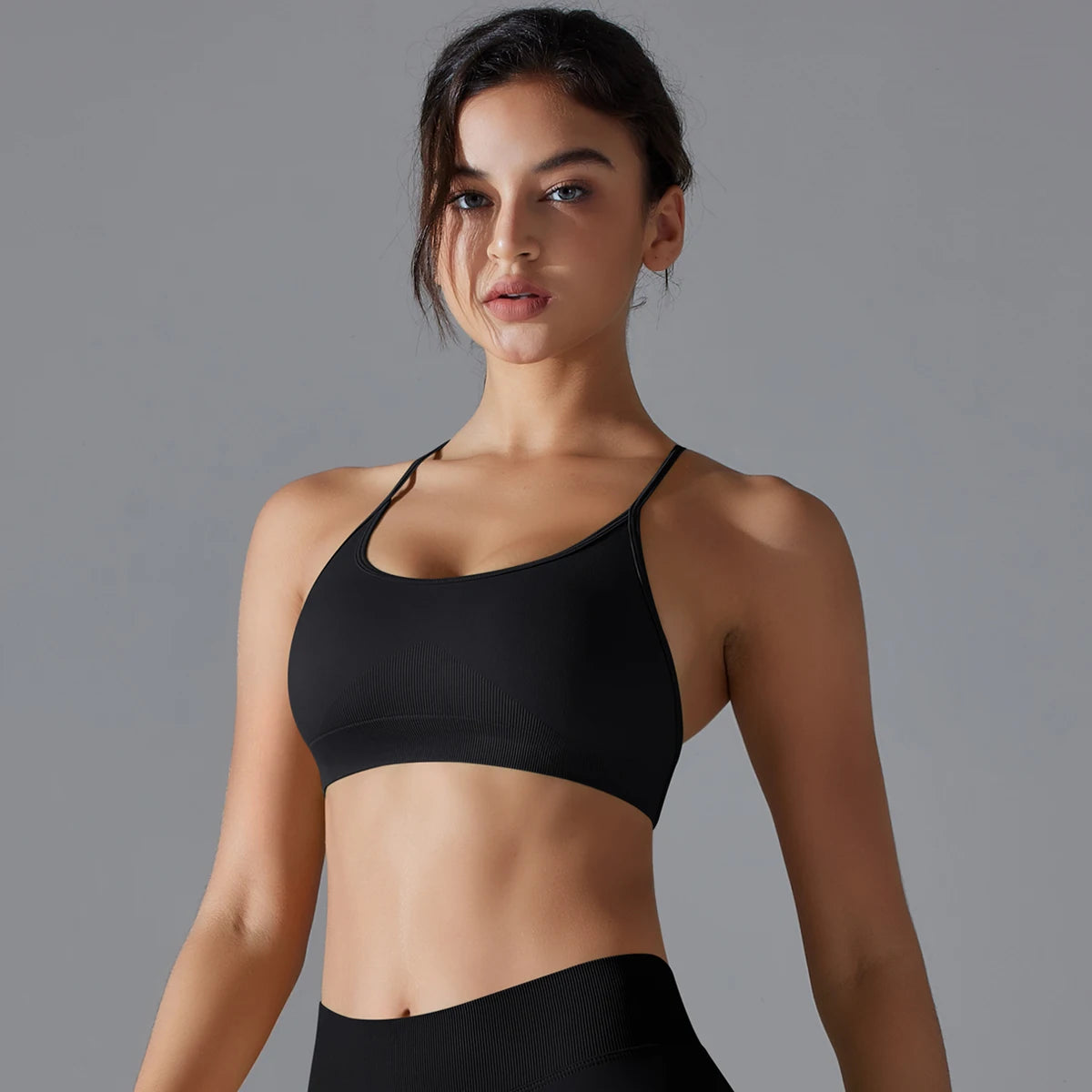 Yoga Bra Sexy Back Cross Padded Bralette