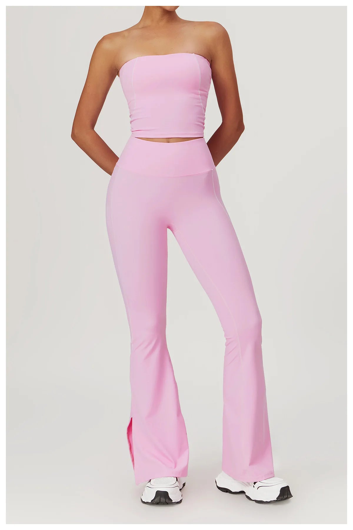 Leggings Bell-bottoms Push Up High Waist Wide Leg