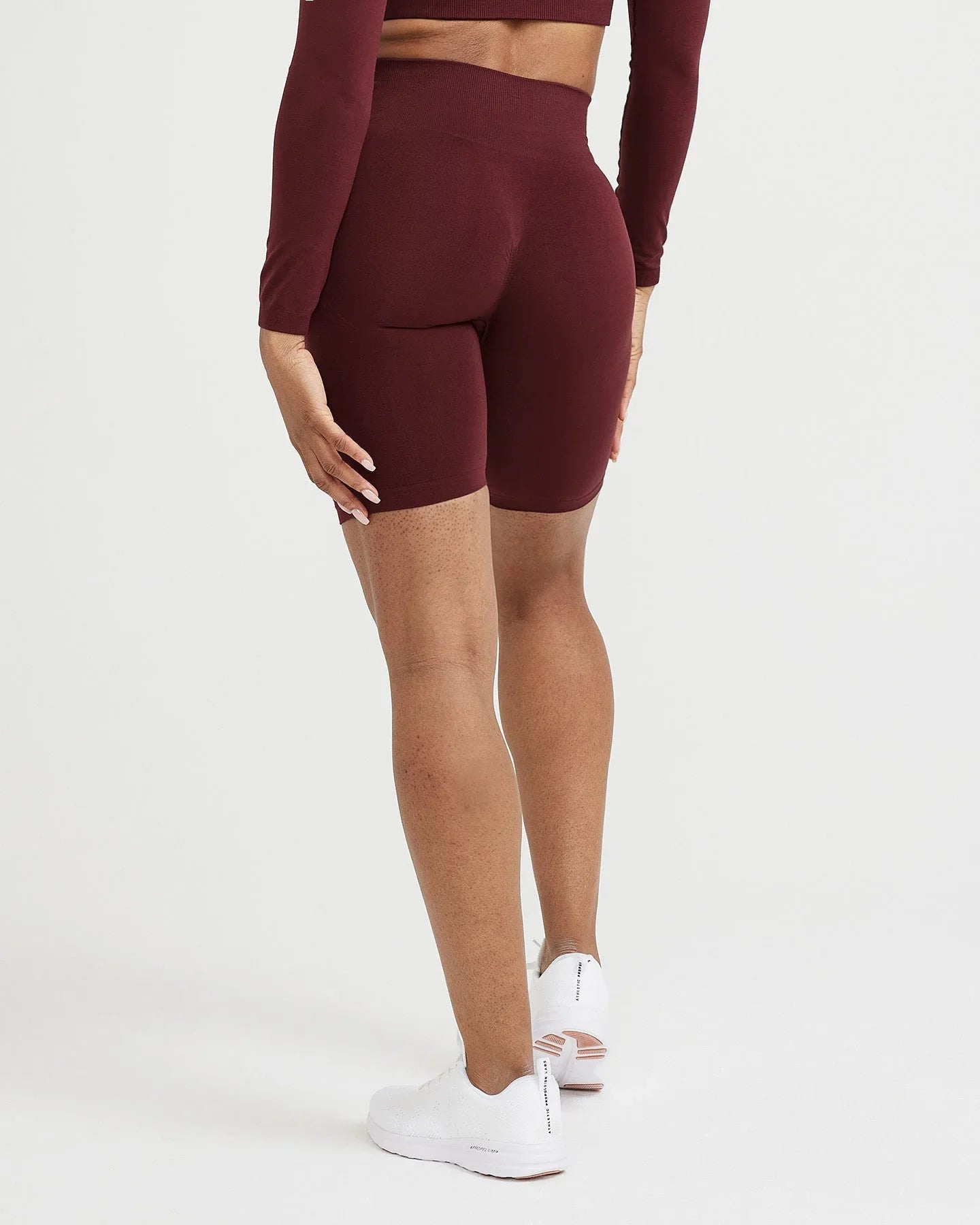 High-Waisted Seamless Yoga Shorts