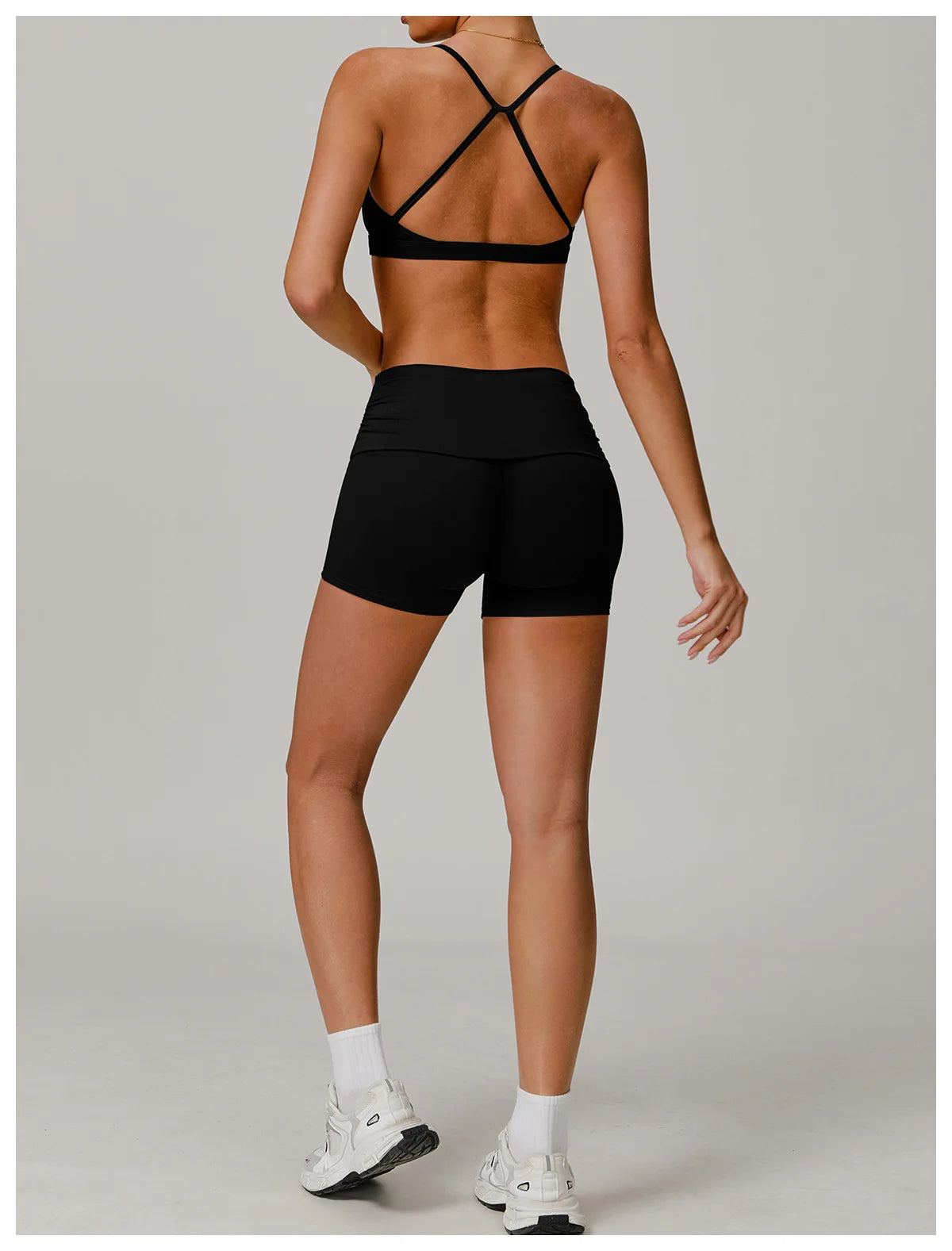 Zipper Sleeveless Women Yoga Skirt