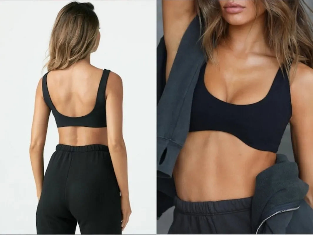Yoga Bra With Tight Fit Moisture Absorption