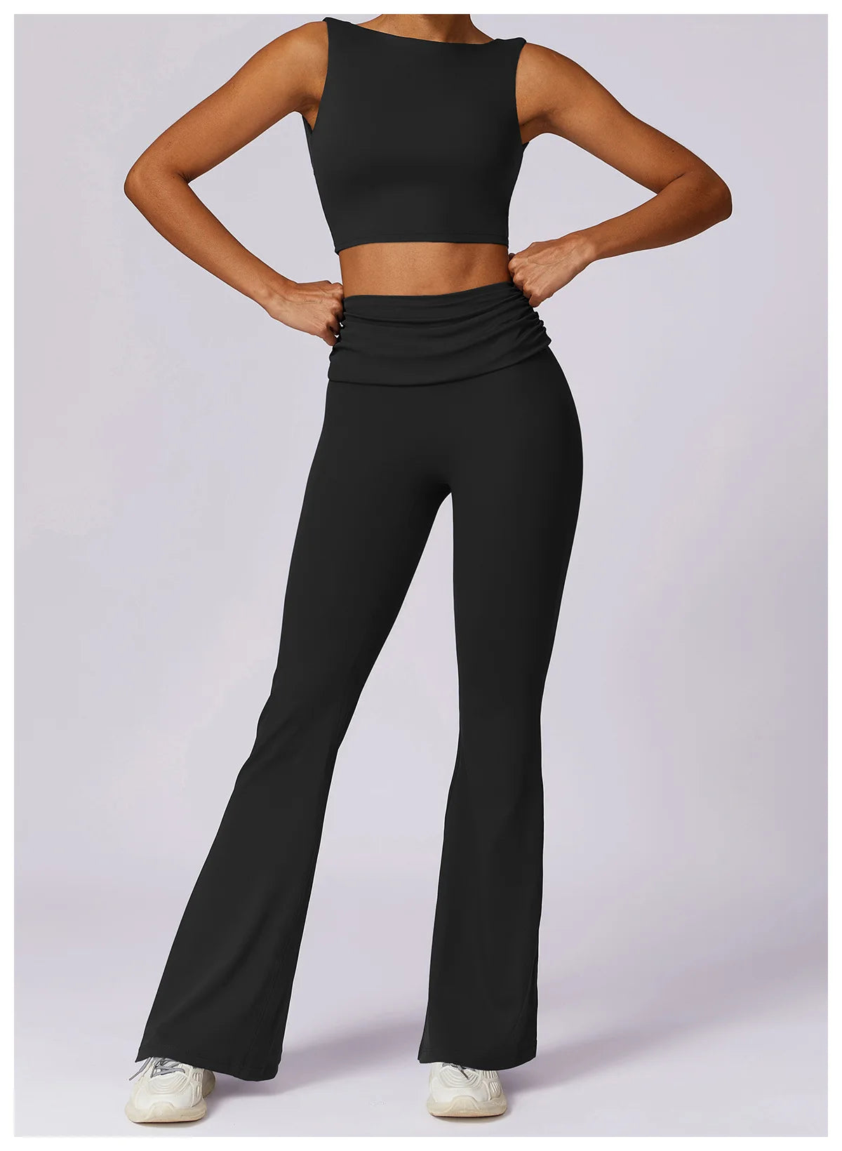 Running Sports Bra High Support Impact Open Back
