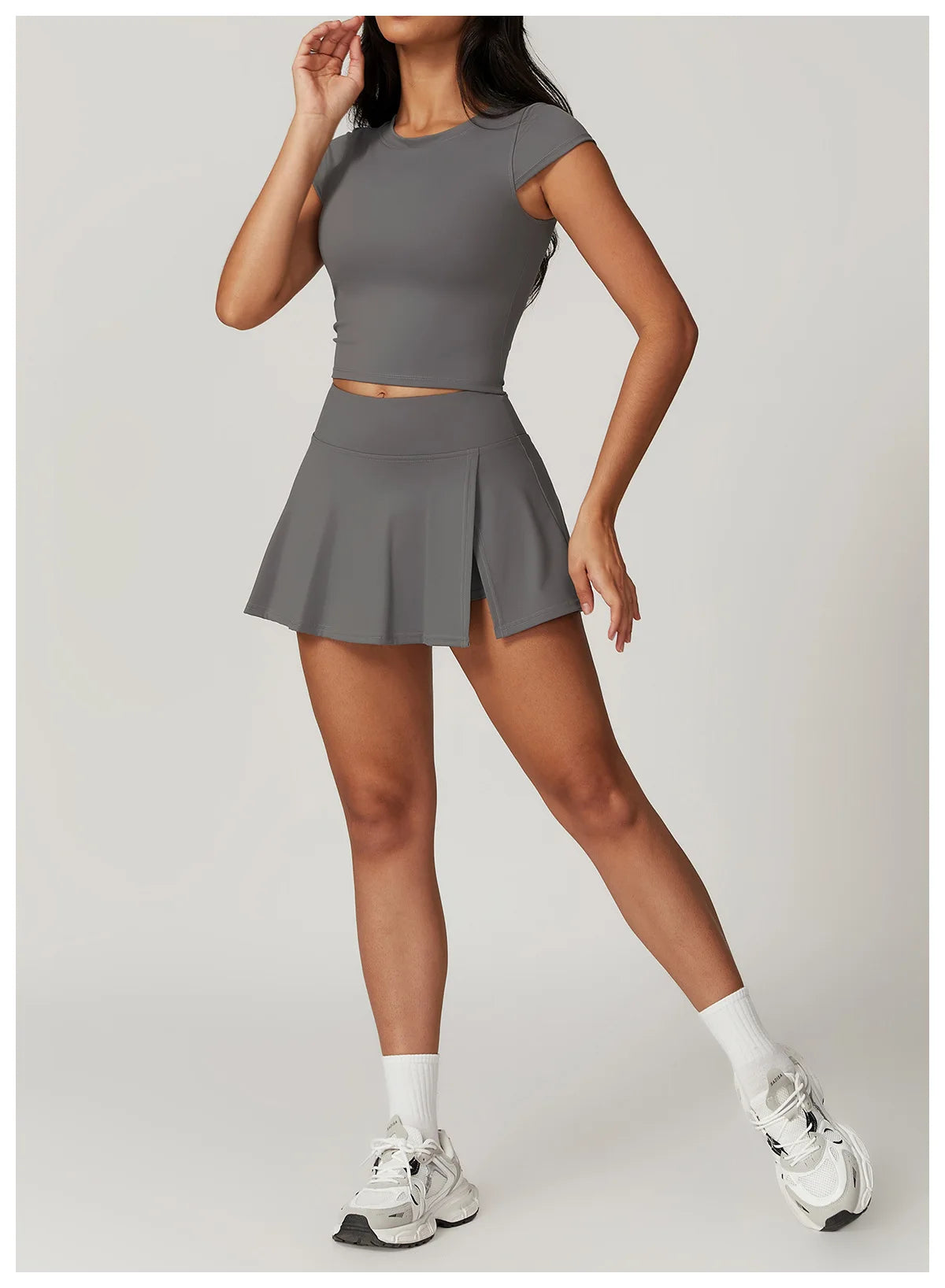 New Yoga Short Skirt Comfortable Slit