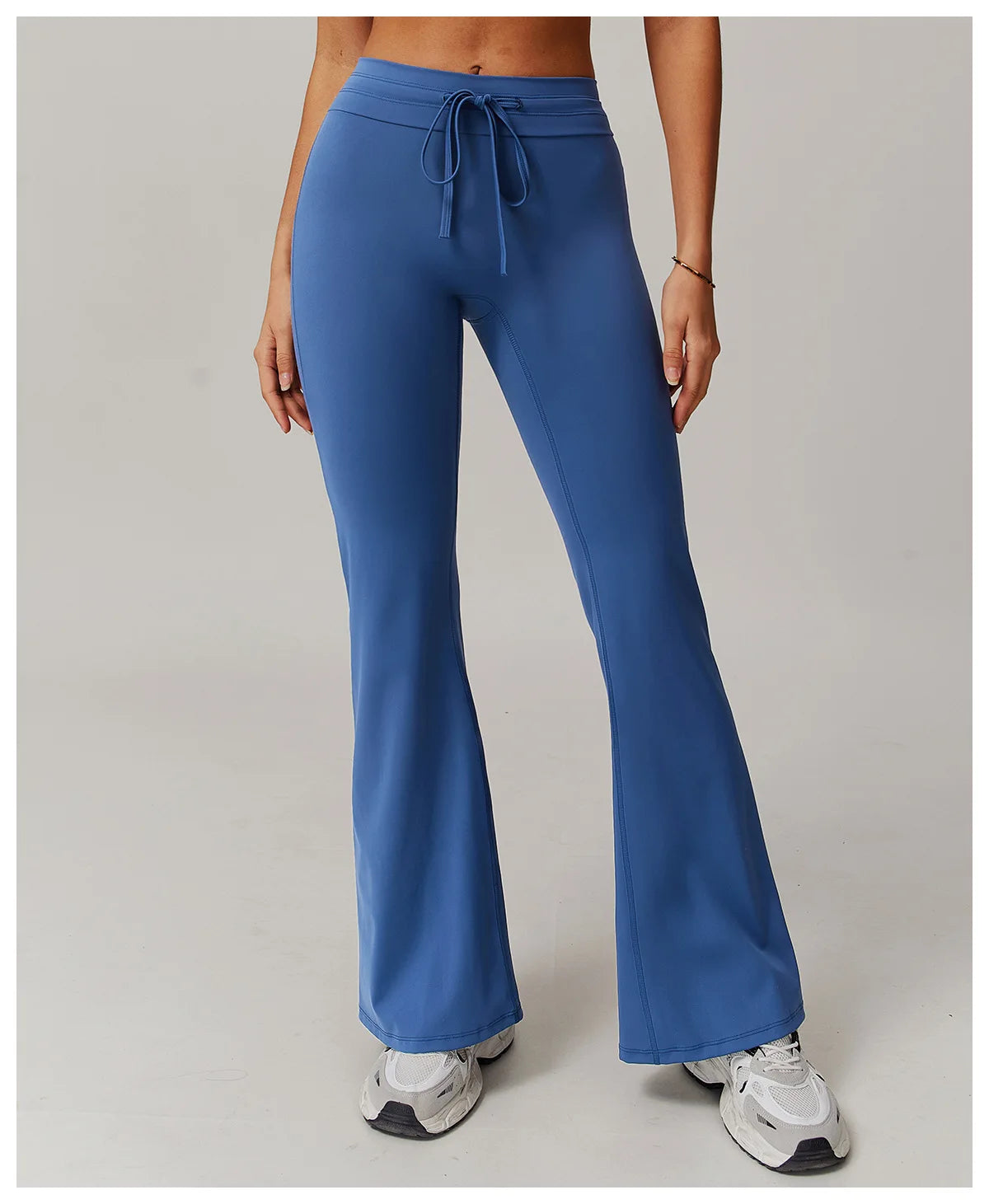 Sport Leggings Bell-bottoms High Waist Wide Leg