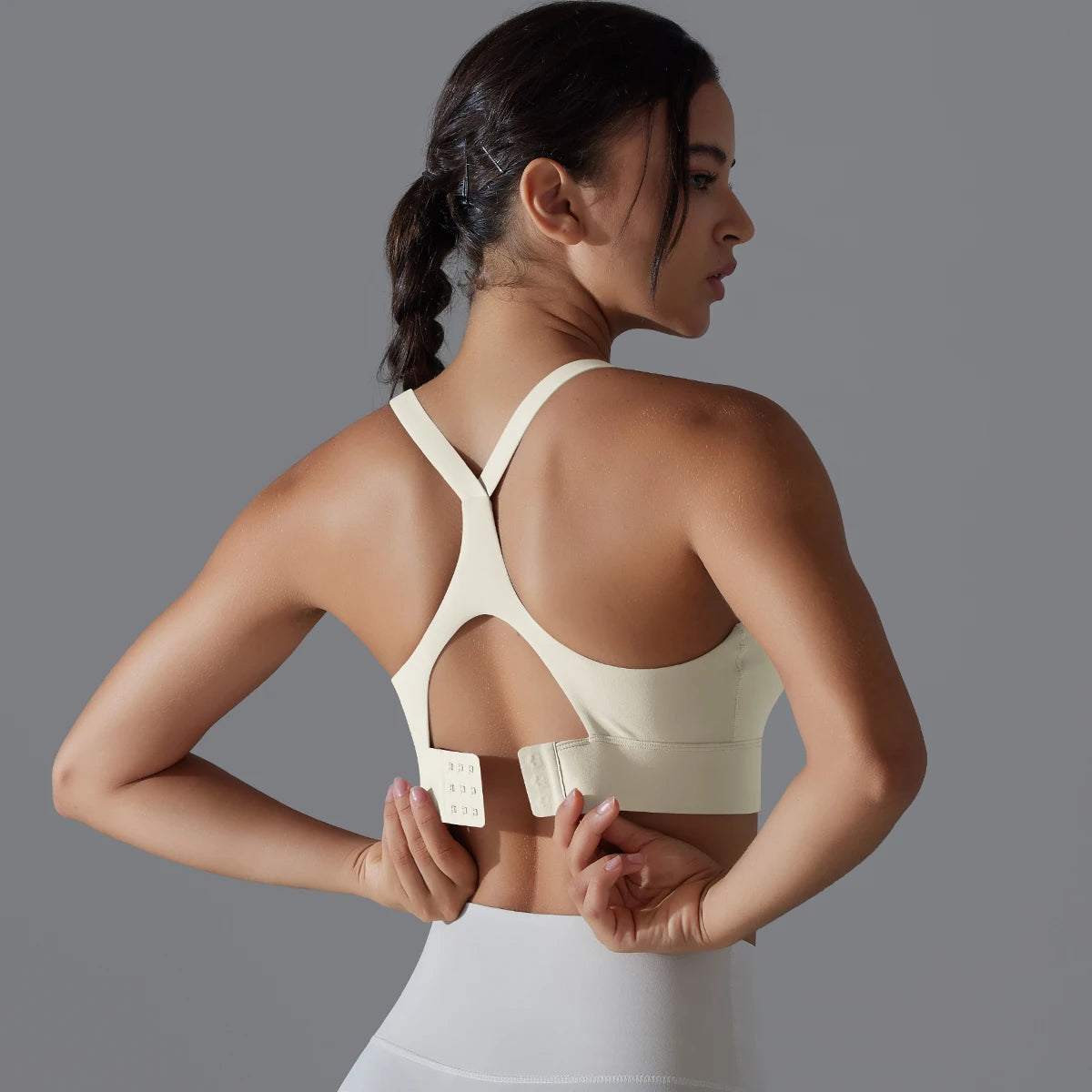 Sexy Backless Yoga Bra Workout Adjustable Buckle