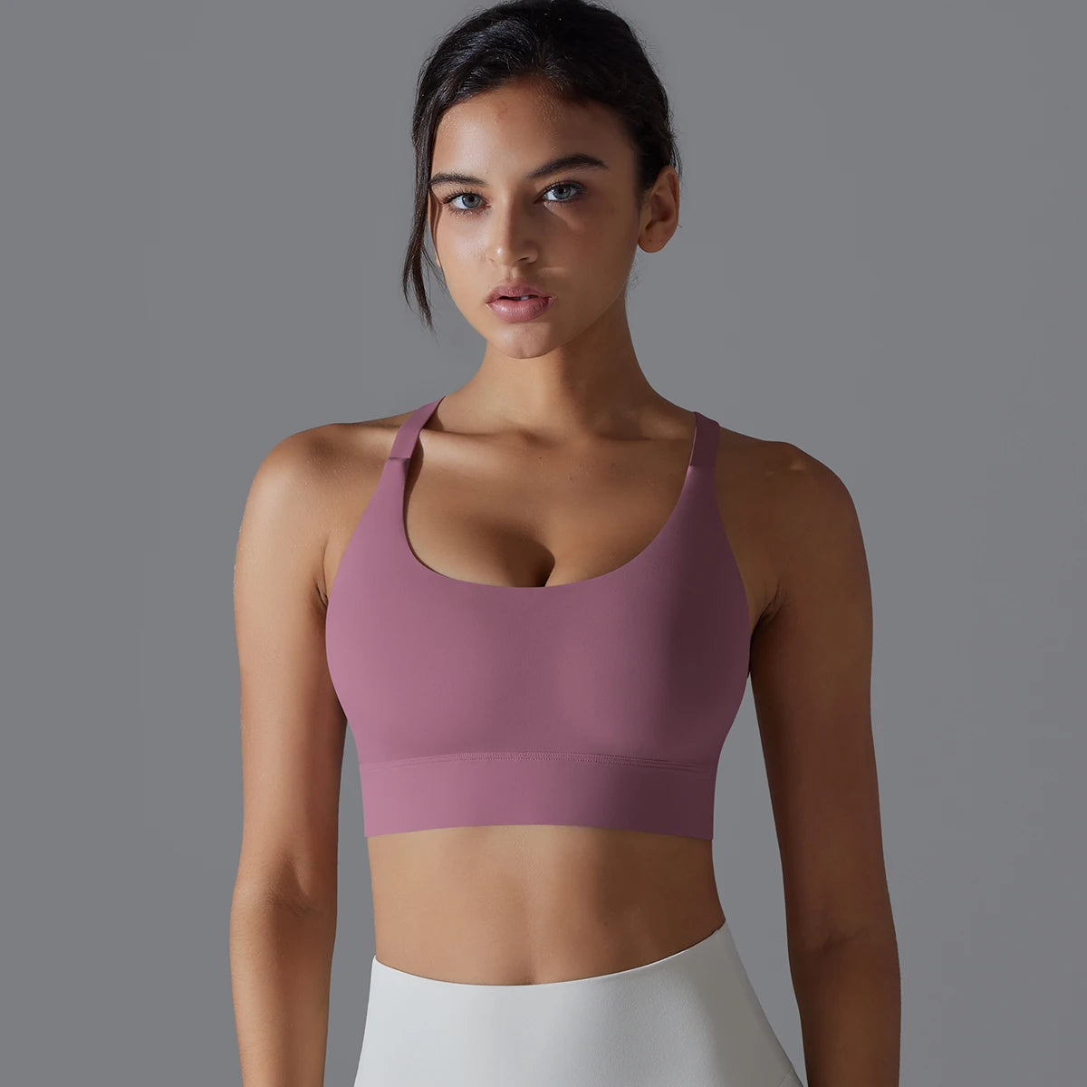 Sexy Backless Yoga Bra Workout Adjustable Buckle