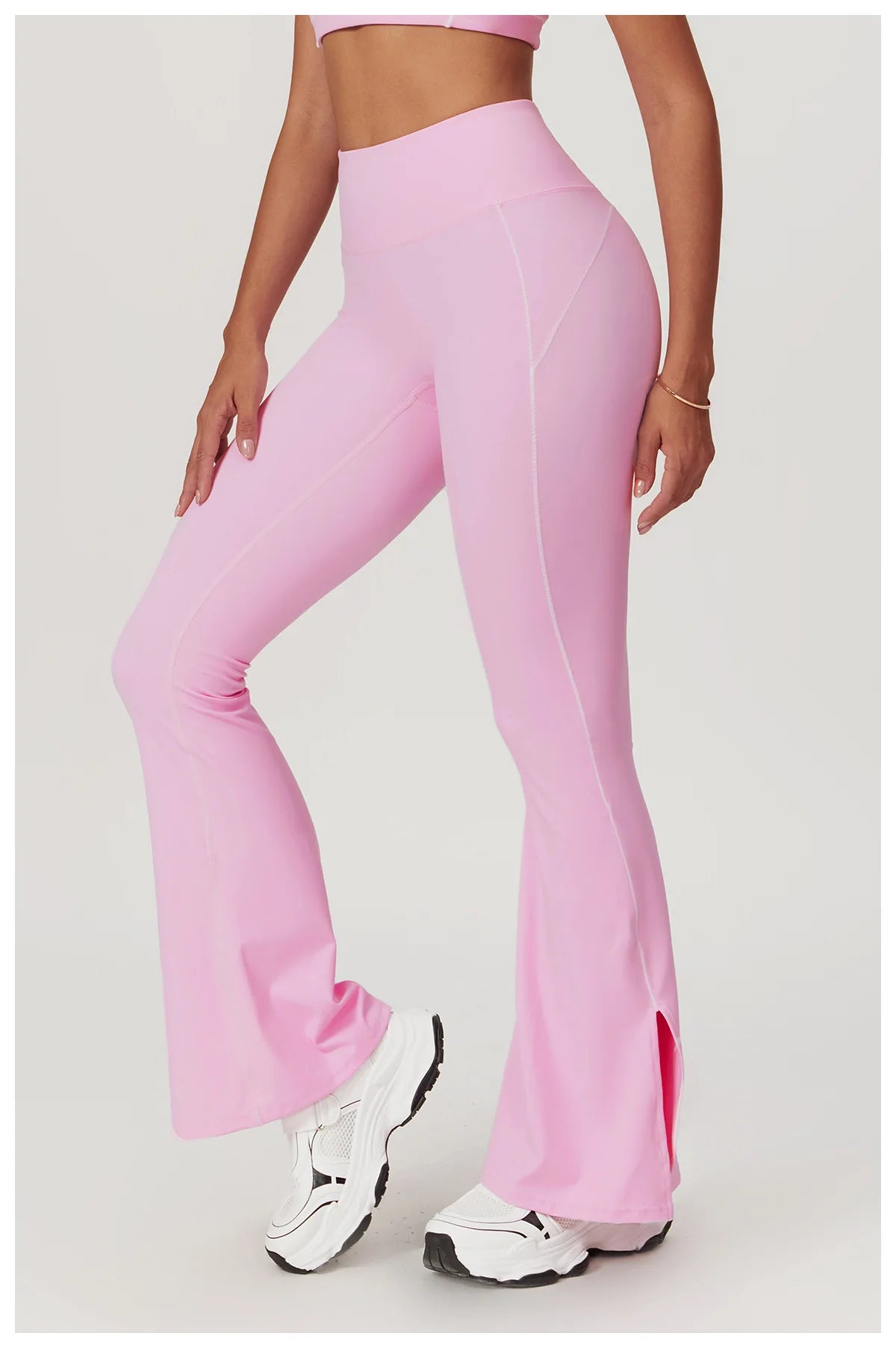 Leggings Bell-bottoms Push Up High Waist Wide Leg