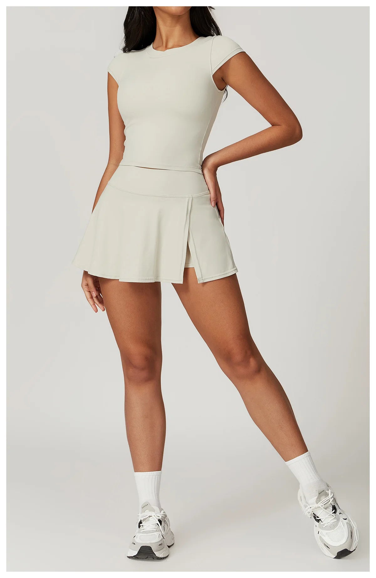 New Yoga Short Skirt Comfortable Slit