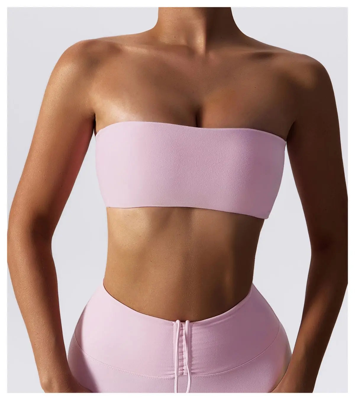 Strapless Sports Bra Gym