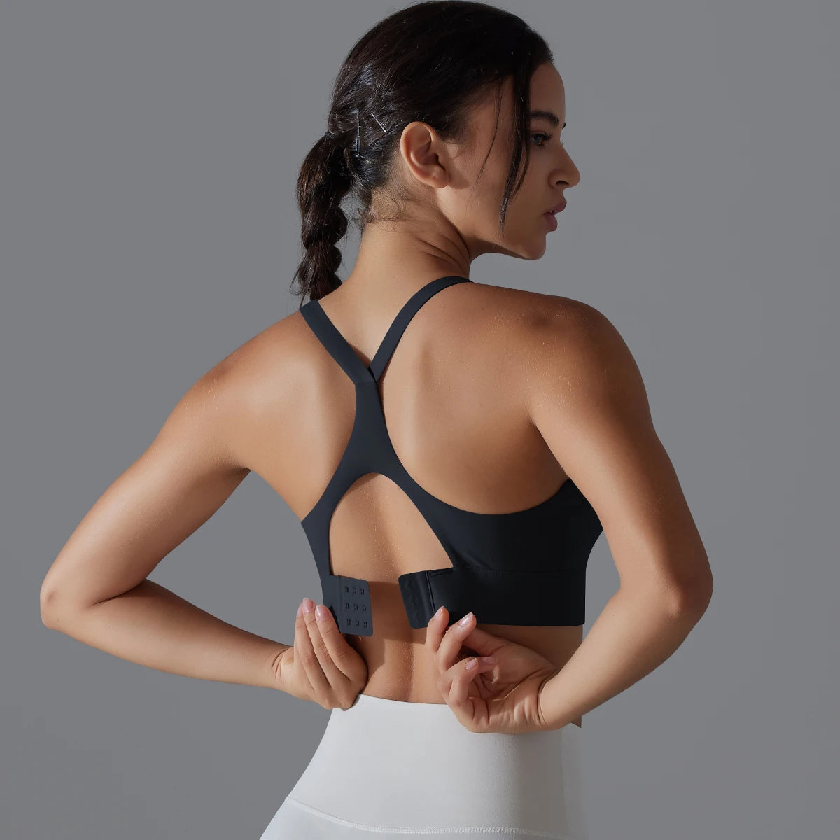 Sexy Backless Yoga Bra Workout Adjustable Buckle