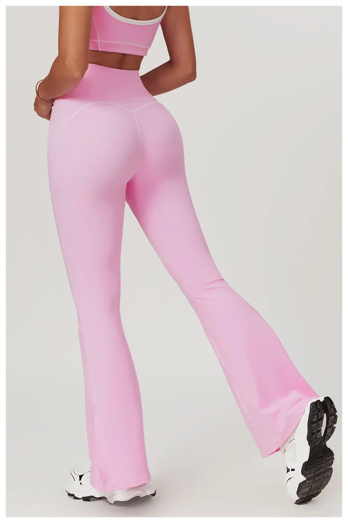 Leggings Bell-bottoms Push Up High Waist Wide Leg