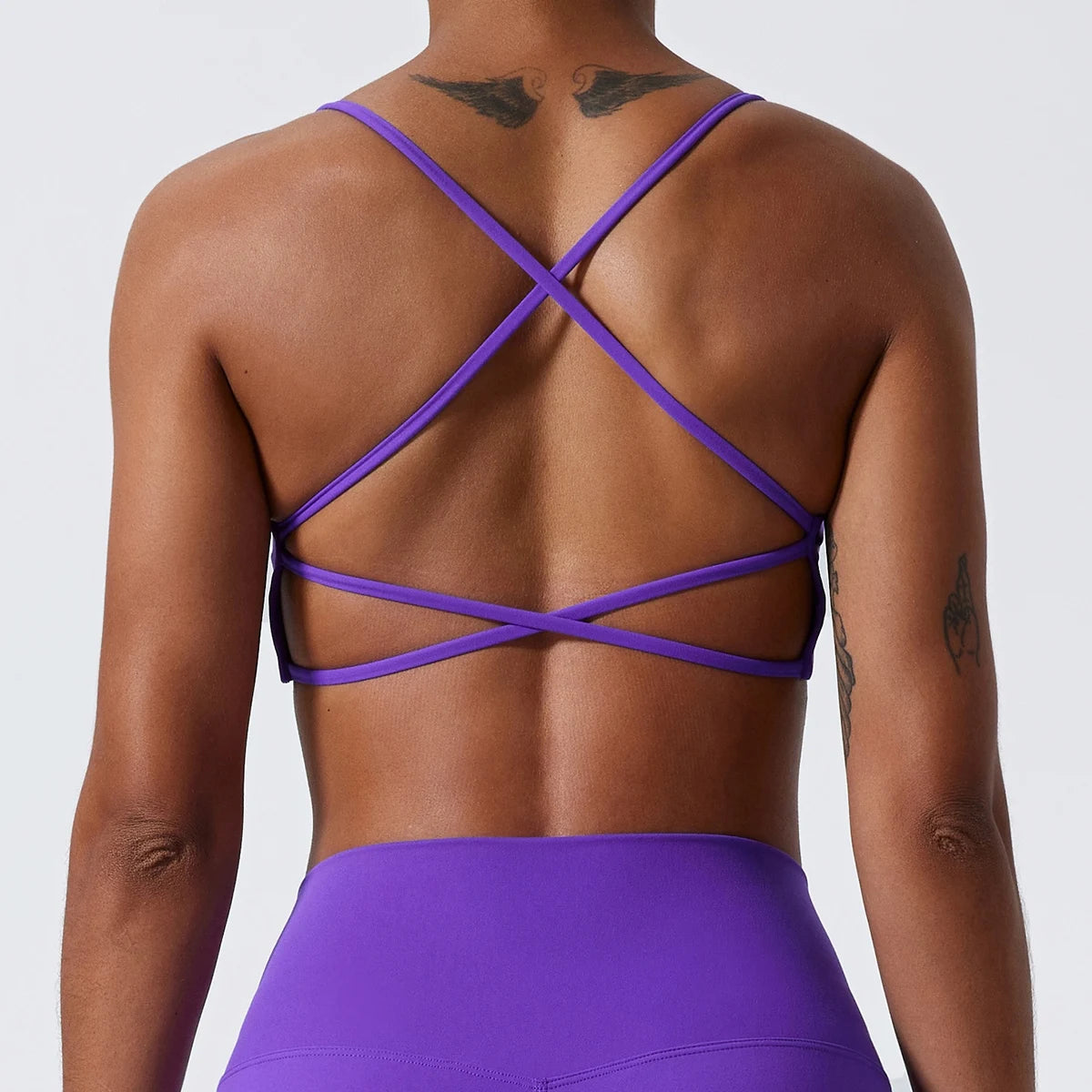 Back Cross Sports Bra
