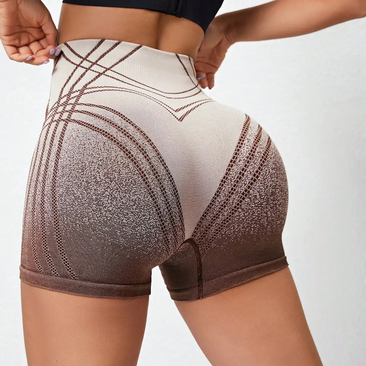 Gradient Yoga Exercise High Waist Hip Lifting