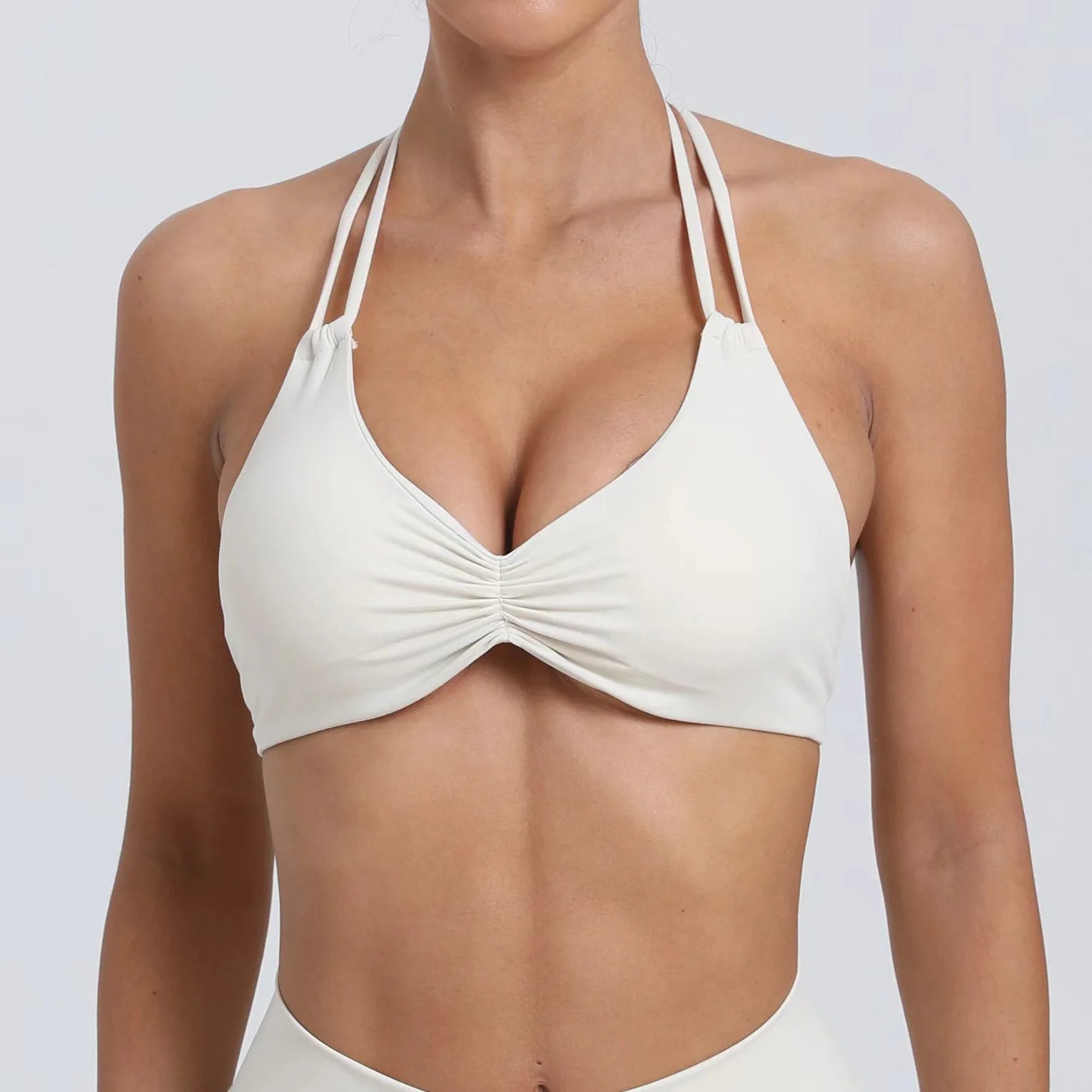 New Sports Women Yoga Set Crop Top